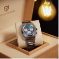 Чоловічий годинник Pagani Design PD-1761 Silver-Blue з сапфіровим склом та механізмом SEIKO VK63
