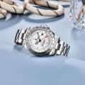 Чоловічий годинник Pagani Design PD-1693 Silver-White з сапфіровим склом та механікою Pearl DG5833GMT