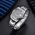 Чоловічий годинник Pagani Design PD-1715 Silver-White з механізмом Seiko NH35 та сапфіровим склом