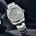 Чоловічий годинник Pagani Design PD-1715 Silver-White з механізмом Seiko NH35 та сапфіровим склом