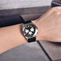 Чоловічий годинник Pagani Design PD-1705-1 Silver-Black з сапфіровим склом та механізмом Seiko VK63