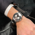 Чоловічий годинник Pagani Design PD-1705-1 Silver-Black з сапфіровим склом та механізмом Seiko VK63