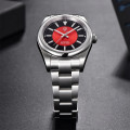 Чоловічий годинник Pagani Design PD-1764 Silver-Red з сапфіровим склом та механізмом SEIKO NH35