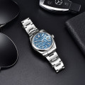 Чоловічий механічний годинник Pagani Design PD-1715 Silver-Blue з сапфіровим склом та механізмом Seiko NH35