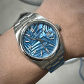 Чоловічий механічний годинник Pagani Design PD-1715 Silver-Blue з сапфіровим склом та механізмом Seiko NH35