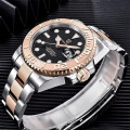 Чоловічий годинник Pagani Design PD-1651 Gold-Black з сапфіровим склом та механізмом SEIKO NH35