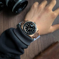 Чоловічий годинник Pagani Design PD-1651 Gold-Black з сапфіровим склом та механізмом SEIKO NH35