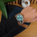 Чоловічий механічний годинник Pagani Design PD-1752 Silver-Light-Blue з сапфіровим склом
