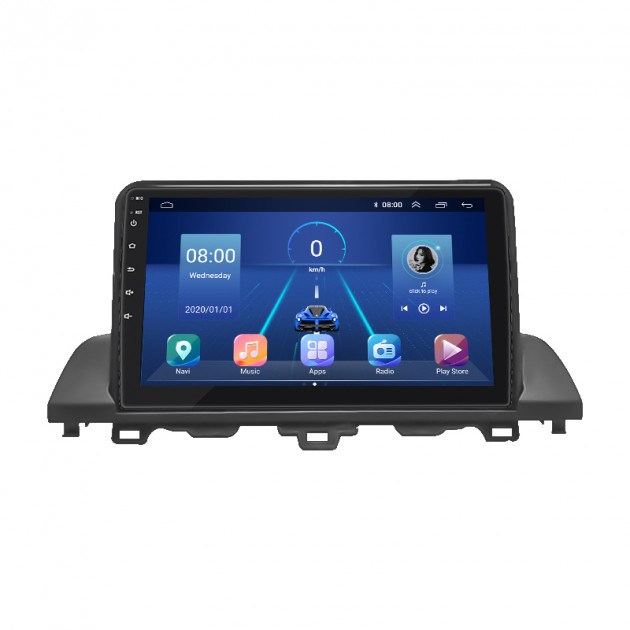Штатная магнитола Lesko для Honda Accord X Рестайлинг 2020-н.в. экран 9" 2/32Gb 4G Wi-Fi GPS Top