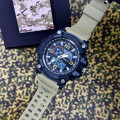 Чоловічий тактичний годинник Patriot 012KH Khaki STOPPED з комбінованим циферблатом та водозахистом 5 ATM