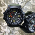 Чоловічий тактичний годинник Skmei 1283 Black-Military з комбінованим циферблатом та підсвічуванням