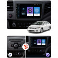 Штатная магнитола Lesko для Honda Civic IX 2011-2015 экран 9" 1/16Gb Wi-Fi GPS Base