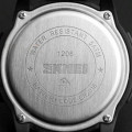 Чоловічий спортивний годинник Skmei 1206 Black-White з електронним циферблатом та підсвічуванням