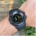 Чоловічий годинник Skmei 1358 Black Smart Watch Compass з тактичним компасом та крокоміром
