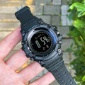 Чоловічий годинник Skmei 1358 Black Smart Watch Compass з тактичним компасом та крокоміром