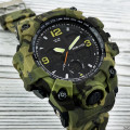 Чоловічий тактичний годинник Skmei 1155B Military Green з підсвічуванням та захистом 5 ATM