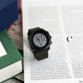 Чоловічий тактичний годинник Skmei 1426AGWT Army Green-White з електронним циферблатом та підсвічуванням