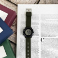 Чоловічий тактичний годинник Skmei 1426AGWT Army Green-White з електронним циферблатом та підсвічуванням