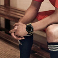 Чоловічий спортивний годинник Skmei 1384 Black-Khaki Wrisband тактичний з підсвічуванням