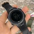 Чоловічий спортивний годинник Skmei 1231BK All Black з компасом та вологозахистом 5 ATM