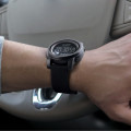 Чоловічий спортивний годинник Skmei 1257BK All Black з електронним циферблатом та підсвічуванням