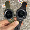 Чоловічий тактичний годинник Skmei 1231AG Military з компасом та вологозахистом 5 ATM