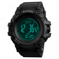 Чоловічий спортивний годинник Skmei 1356BK Black з компасом та крокоміром