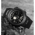 Чоловічий спортивний годинник Skmei 1820BK Black з електронним циферблатом та підсвічуванням