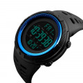 Чоловічий спортивний годинник Skmei 1251BU Black-Blue з водонепроникністю 5 ATM