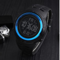Чоловічий спортивний годинник Skmei 1251BU Black-Blue з водонепроникністю 5 ATM