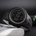 Чоловічий спортивний годинник Skmei 1251BN Black-brown з електронним циферблатом та захистом 5 ATM