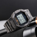 Чоловічий тактичний годинник Skmei 1628CMGY Camo gray з електронним циферблатом та підсвічуванням