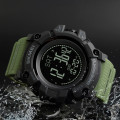 Чоловічий спортивний годинник Skmei 1356AG Army Green з компасом та крокоміром