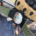 Чоловічий спортивний годинник Skmei 1356AG Army Green з компасом та крокоміром