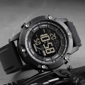 Чоловічий годинник Skmei 1762BK All Black тактичний водонепроникний 10 ATM
