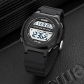 Чоловічий спортивний годинник Skmei 1821BKWT Black-White з електронним циферблатом та підсвіткою