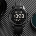 Чоловічий годинник Skmei 1864LBKBK Black-Black Leather з електронним циферблатом та мінеральним склом