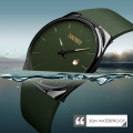 Наручний годинник Skmei 1509AG Army Green – класичний кварцовий годинник у зеленому кольорі