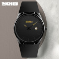 Наручний годинник Skmei 1509BK Black унісекс у класичному стилі з мінеральним склом
