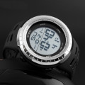 Чоловічий спортивний годинник Skmei 1167BK Black з електронним циферблатом та захистом від води 5 ATM