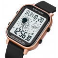 Електронний годинник Skmei 1971RG Rose Gold з підсвічуванням та календарем