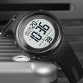 Чоловічий спортивний годинник Skmei 1856BKWT Black-White з електронним циферблатом та захистом 5 ATM