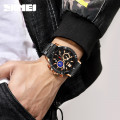 Чоловічий наручний годинник Skmei 9235RG Rose Gold з хронографом та металевим браслетом