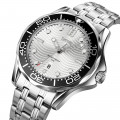 Чоловічий годинник Skmei 9276SSISI Silver-Silver Steel Strap зі сталевим браслетом та мінеральним склом