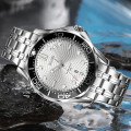 Чоловічий годинник Skmei 9276SSISI Silver-Silver Steel Strap зі сталевим браслетом та мінеральним склом