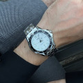 Чоловічий годинник Skmei 9276SSISI Silver-Silver Steel Strap зі сталевим браслетом та мінеральним склом