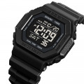 Чоловічий спортивний годинник Skmei 1988BK Black з електронним циферблатом та водозахистом 5 ATM