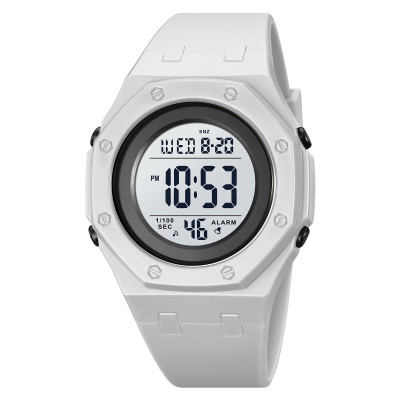 Чоловічий спортивний годинник Skmei 2048LTGY Light Grey з електронним циферблатом та захистом 5 ATM