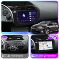 Штатная магнитола Lesko для Honda Civic Type R VIII Рестайлинг 2008-2011 экран 9" 4/64Gb CarPlay 4G Wi-Fi GPS Prime