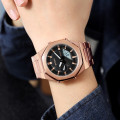 Чоловічий годинник Skmei 1816RGWT Rose Gold-White зі стрілково-електронним циферблатом та підсвічуванням